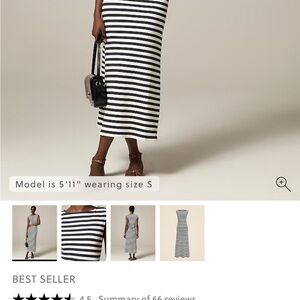 Striped Maxi Skirt